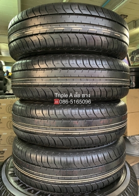ยางใหม่ป้ายแดง Bridgestone 185-60-15 ปลายปี 18 ดอกยางหนานิ่ม ตุ่มเป้ง เส้นสีจัด