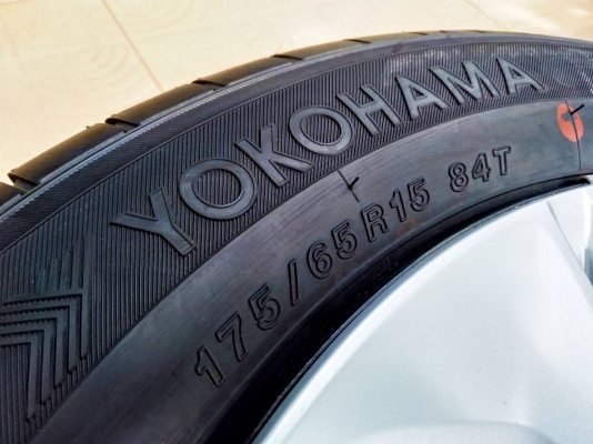 ล้อกระทะเก๋งฮอนด้า ถอดป้ายแดง ขอบ15 4รู100 พร้อมยางโยโกฮาม่า ปี18 ชุด 4ล้อ ล้อกระทะเก๋งฮอนด้า ถอดป้ายแดง ขอบ15 4รู100 พร้อมยางโยโกฮาม่า ปี18 ชุด 4ล้อ