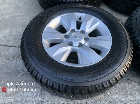 ล้อแม็กป้ายแดง Toyota Revo ขอบ17 พร้อมยางป้ายแดง 265-65-17 Yokohama ปลายปี 18