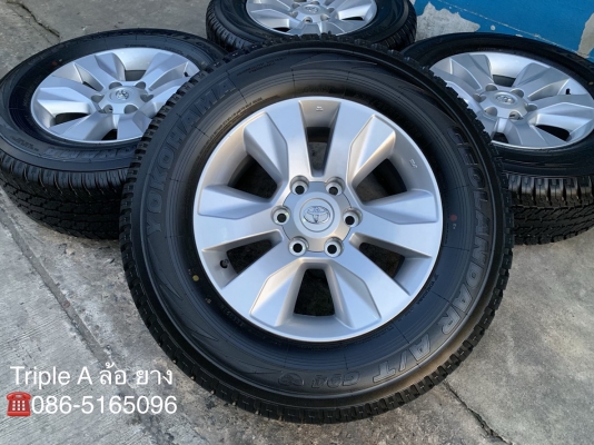 ล้อแม็กป้ายแดง Toyota Revo ขอบ17 พร้อมยางป้ายแดง 265-65-17 Yokohama ปลายปี 18