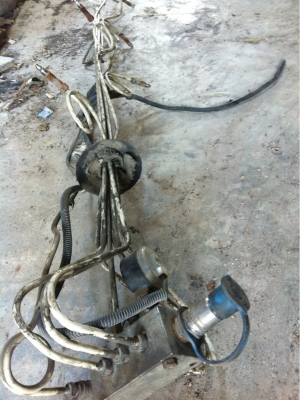 ชุดแก๊ส. NGVพร้อมถัง 7 ใบยี่ห้อ nk ถอดจากจาก6ล้อ ขายถูกก