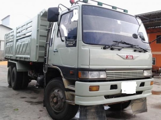 ขายสิบล้อ Hino 3M 240 ดั้ม สามมิตรรอนเฉียง มีระบบลากพ่วง
