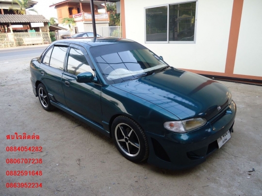 ขาย Hyundai accent สีเขียวสวยๆ ชุดแต่งรอบคัน ราคา 69,000 บาท +++++++++