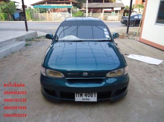 ขาย Hyundai accent สีเขียวสวยๆ ชุดแต่งรอบคัน ราคา 69,000 บาท +++++++++