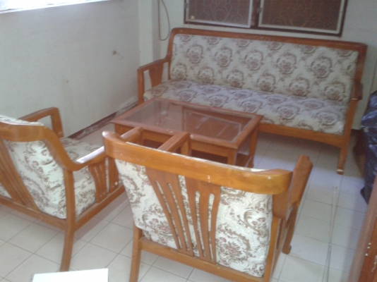 ชุดโซฟาไม้สัก  ลายหลุยส์