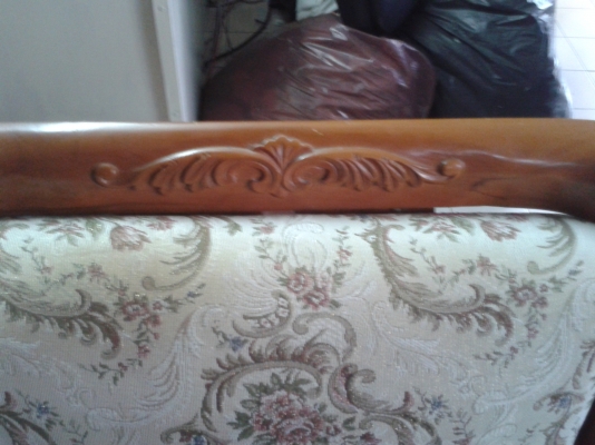 ชุดโซฟาไม้สัก  ลายหลุยส์