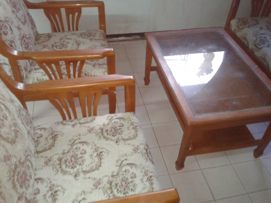 ชุดโซฟาไม้สัก  ลายหลุยส์