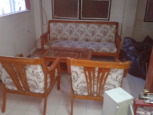 ชุดโซฟาไม้สัก  ลายหลุยส์