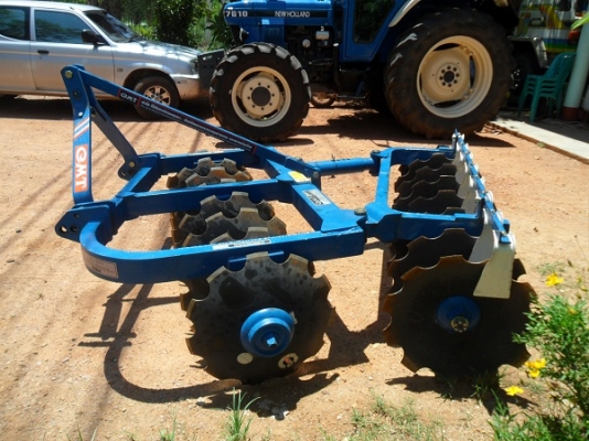 ขาย หางไถพรวน16จาน CMT แบบ2แถว ใบจักร24"  สภาพใหม่