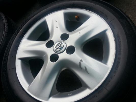 ล้อ15Vios4รู100 + ยาง Bridgestone 185/60/15 ปี08 ล้อ15Vios4รู100 + ยาง Bridgestone 185/60/15 ปี08