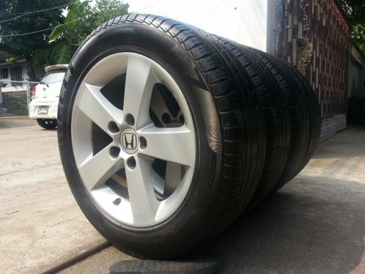 ล้อ16 Civic Top 5รู114 + ยาง Pirelli 205/55/16 ปี11 ล้อ16 Civic Top 5รู114 + ยาง Pirelli 205/55/16 ปี11