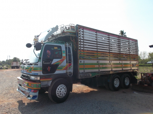 ขายด่วนรถสิบล้อ1เพลาไมดรั้มFL176เครืองHO7D195แรงม้า