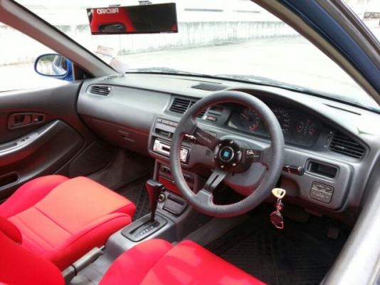 ขายcivic eg ชื่อผมใช้เอง เครื่อง D15B แก็ชหัวฉีด ITALY MAX 15 GC2 ดิส4ล้อ ท่อHKS เบาะ RECERO SR3