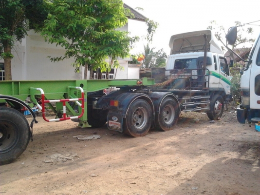 ขาย 10ล้อหัวลาก2เพลา(ไม่รวมหาง)"ไอ้หลงFUSO" MITSUBISHI MMTTM617JC ปี47 ยูโรวัน เครื่องเดิม6D16-SA 225HP โบอินเตอร์ แห้งดีไม่เยิ้มไม่ไอ เกียร์เดิมๆ เข้าง่ายไม่หลุด คัสซีสวย ช่วงล่างแน่น ยางเรเดียน10เส้น สภาพดี หัวบางเดิมภายในสวย คอนโซลครบ แอร์ พ.