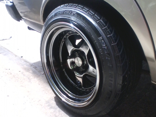 ขายล้อแม็ก AAW work emotion cr 01ขอบ 15 4รู100/ พร้อมยาง ถูกๆๆ