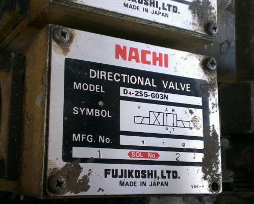 Sell> NACHI ชุดปั้มน้ำมันไฮดรอลิค พร้อม โซลีนอยล์วาวล์ ราคาถูกครับ ของ Japan ครับ