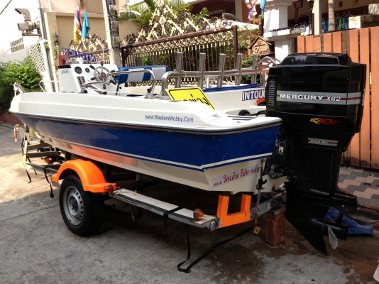 ขายเรือ ไฟเบอร์ 18 ฟุตเครื่อง 150 พร้อมอุปกรณ์ ครบ