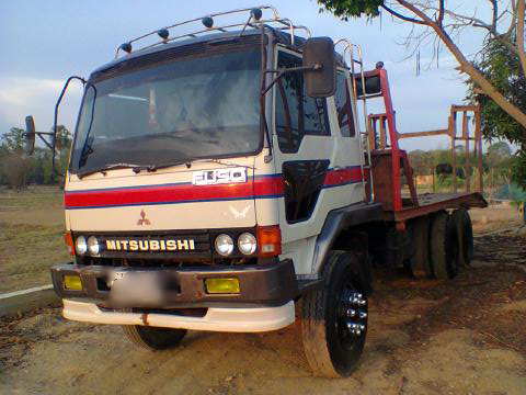 ขายรถสิบล้อเทเเลอร์รถเกี่ยว MITSUBISHI MA เครื่อง 6D16 2 เพลา 6 เกียร์ หางไฮโดลิก ทะเบียนพร้อม
