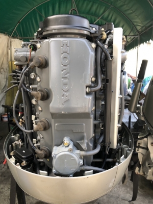 ขาย เครื่องเรือ HONDA 130 สี่จังหวะหัวฉีด+คอลโทรลหาง26 เก่าญี่ปุ่น ราคา165,000