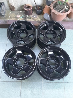 Max 6รู139 ลายแบรดเลย์ ขอบ 16*8 et0 สภาพสวยๆ 1ชุด