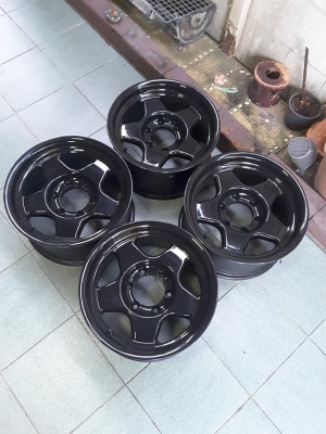 Max 6รู139 ลายแบรดเลย์ ขอบ 16*8 et0 สภาพสวยๆ 1ชุด