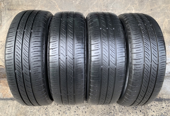 ล้อแม็ก Toyota Vios Yaris 8 ก้าน ขอบ 15 พร้อมยาง 185-60-15 Dunlop ปี 15 แม็กสภาพดี ดอกยางหนา