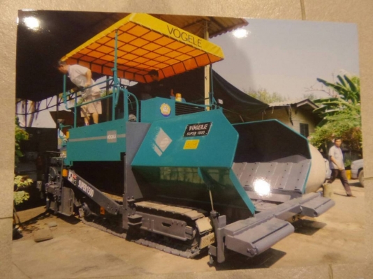 รถปูยาง Vogele Supper1500 ปูใด้6เมตร เอกสารเล่มทะเบียน พร้อมลงงาน รถปูยาง Vogele Supper1500 ปูใด้6เมตร เอกสารเล่มทะเบียน พร้อมลงงาน