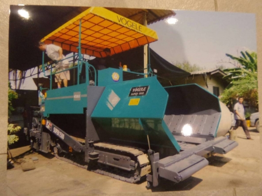 รถปูยาง Vogele Supper1500 ปูใด้6เมตร เอกสารเล่มทะเบียน พร้อมลงงาน รถปูยาง Vogele Supper1500 ปูใด้6เมตร เอกสารเล่มทะเบียน พร้อมลงงาน