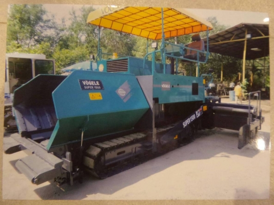 รถปูยาง Vogele Supper1500 ปูใด้6เมตร เอกสารเล่มทะเบียน พร้อมลงงาน