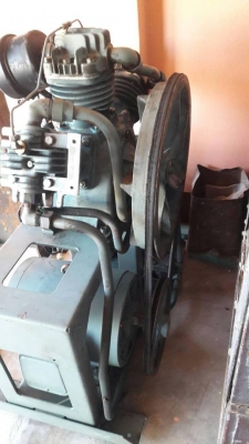 ปั้มลม Hitachi 3สูบ มอเตอร์15แรง ไฟ3เฟตไทย มาจากนอก