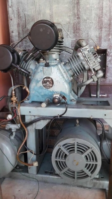 ปั้มลม Hitachi 3สูบ มอเตอร์15แรง ไฟ3เฟตไทย มาจากนอก