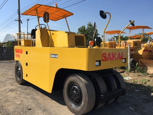 ขายรถบดล้อยาง9ล้อ SAKAI TS150 ยางใหม่ใหม่หมดทั้งคัน เสร็จสมบูรณ์พร้อมทดสอบ เล่มทะเบียนพร้อมโอน