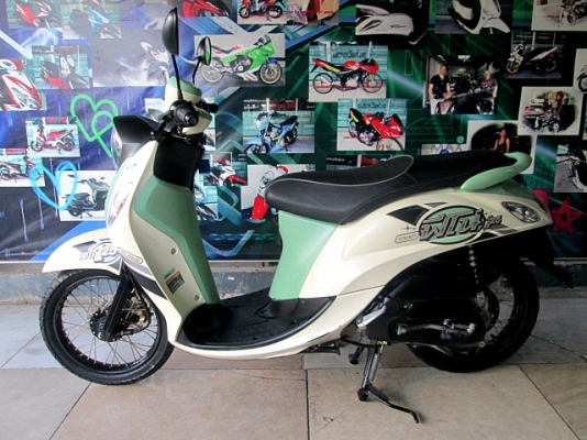fino125i สีขาวเขียว รถสวยเครื่องดี 27900