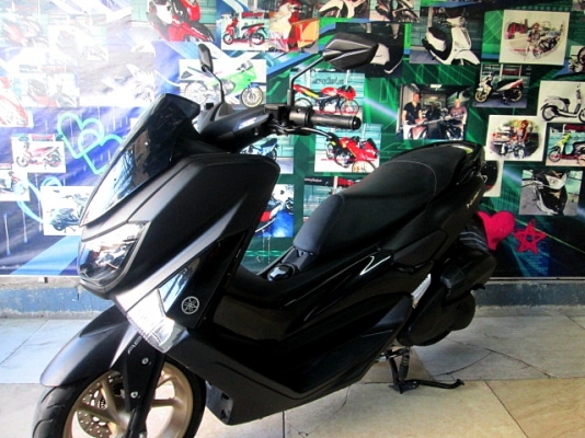 (ผ่อนได้) N Max 2018 สีดำด้าน ตัวท๊อปโลโก้ทอง ล้อแม็กซ์ทองเดิมศูนย์ 64900