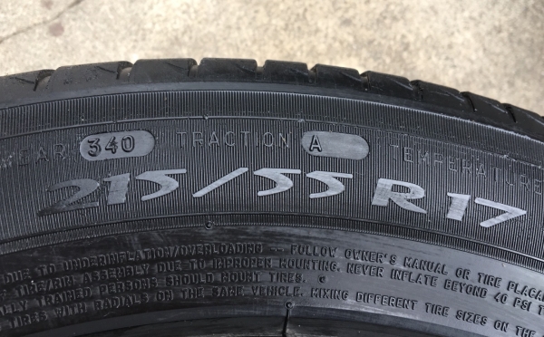 ล้อแม็ก 5รู114 Nissan Teana ขอบ17 พร้อมยาง 215-55-17 Michelin