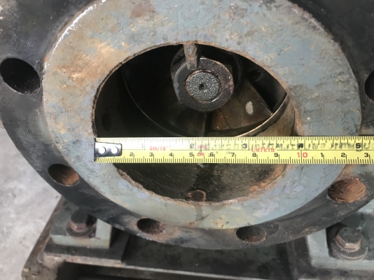 ขายหัวปั๊มน้ำหอยโข่ง Ebara 100x80FSH ใบพัดทองเหลือง ขนาดเข้า 4นิ้ว ออก 3นิ้ว สภาพสวย หมุนนิ่ม มาพร้อมแท่นวางมอเตอร์ พร้อมใช้งาน