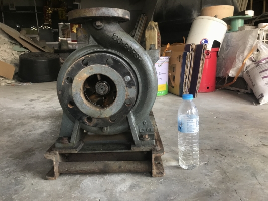 ขายหัวปั๊มน้ำหอยโข่ง Ebara 100x80FSH ใบพัดทองเหลือง ขนาดเข้า 4นิ้ว ออก 3นิ้ว สภาพสวย หมุนนิ่ม มาพร้อมแท่นวางมอเตอร์ พร้อมใช้งาน