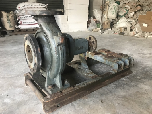 ขายหัวปั๊มน้ำหอยโข่ง Ebara 100x80FSH ใบพัดทองเหลือง ขนาดเข้า 4นิ้ว ออก 3นิ้ว สภาพสวย หมุนนิ่ม มาพร้อมแท่นวางมอเตอร์ พร้อมใช้งาน