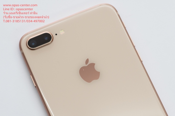 iphone 8 Plus 64GB TH ประกัน 1-12-2562 อายุ 10 วัน สีทอง ยกกล่อง สภาพของใหม่