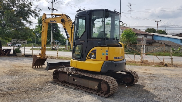 รถขุดโคมัตสุ コマツ Komatsu PC55MR-3 เก่าญี่ปุ่น