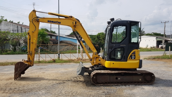 รถขุดโคมัตสุ コマツ Komatsu PC55MR-3 เก่าญี่ปุ่น