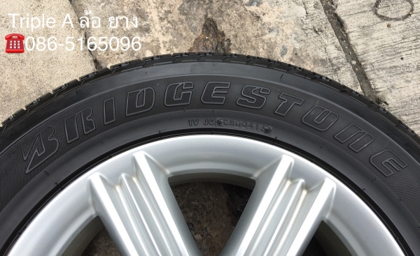 แม็ก ISUZU D-MAX BLUE POWER ขอบ 18 พร้อมยาง Bridgestone 255-60-18 ปี 16 ดอกเต็มๆทุกเส้น