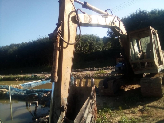 รถขุด KOMATSU PC60-1 แขนพิเศษ แทรคกว้าง 70 เซนติเมตร