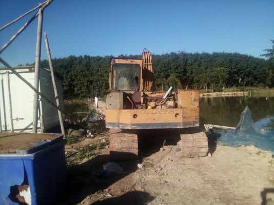 รถขุด KOMATSU PC60-1 แขนพิเศษ แทรคกว้าง 70 เซนติเมตร