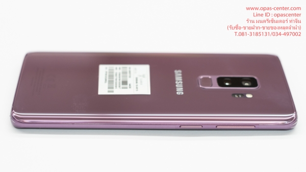 Samsung S9 plus 64 GB สีPurple ประกันถึง 30-6-62 สภาพของใหม่ ยกกล่อง