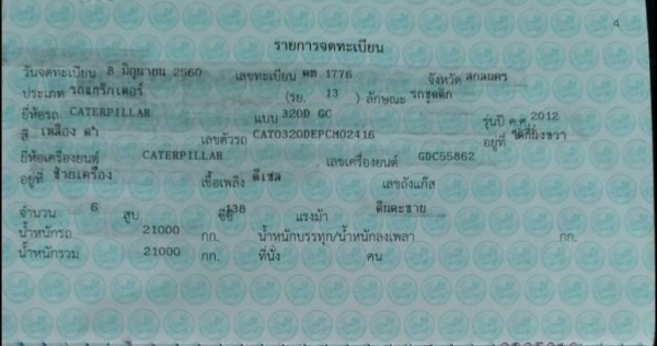 ขาย แบคโฮ CAT 320D กระบอกดำ รถสวยเต็มทุกระบบ ใช้งาน 9,000 ชม. เล่มทะเบียนเต็มพร้อมโอน