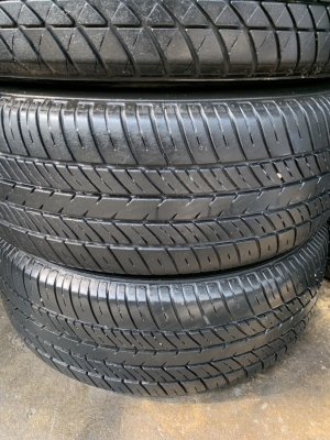 ล้อแม็ก 4รู100 ขอบ 14 พร้อมยาง 185-65-14 ปลายปี 14 ดอกยางหนาปึกทุกเส้น