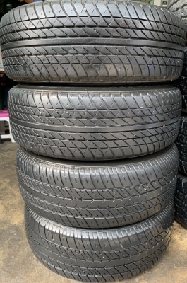 ล้อแม็ก 4รู100 ขอบ 14 พร้อมยาง 185-65-14 ปลายปี 14 ดอกยางหนาปึกทุกเส้น