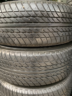 ล้อแม็ก 4รู100 ขอบ 14 พร้อมยาง 185-65-14 ปลายปี 14 ดอกยางหนาปึกทุกเส้น