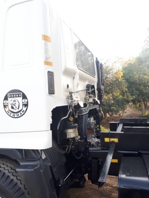 Hino FM8J เครื่อง 251 แรง ปี 55 แม่เดี่ยวกระบะดัมพ์สามมิตร เกียร์เดิม ZF ครัซซีสวย ยางดี พร้อมใช้งาน